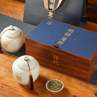一品香茶西湖工夫牌2023年新茶明前特级龙井绿茶250g茶叶礼盒装节日送礼